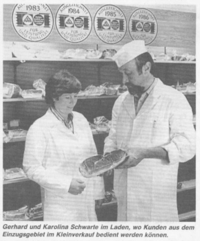 Gerhard und Karolina Schwarte AFZ 1987